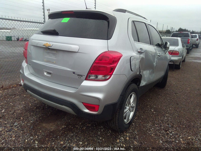 VIN 3GNCJLSB9JL262878 2018 CHEVROLET TRAX LT