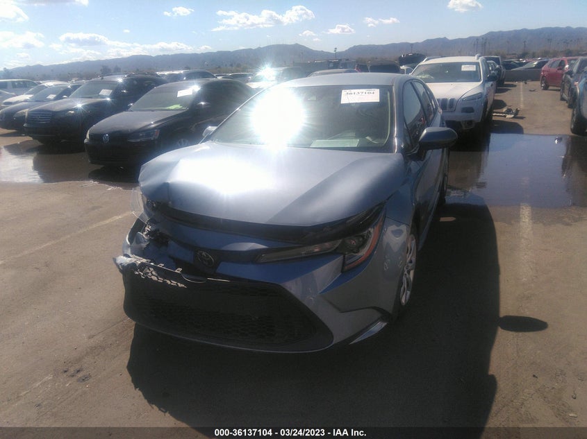VIN 5YFEPRAE6LP057328 2020 TOYOTA COROLLA LE