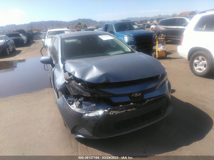 VIN 5YFEPRAE6LP057328 2020 TOYOTA COROLLA LE