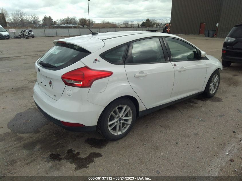 2017 FORD FOCUS SE - 1FADP3K25HL286098