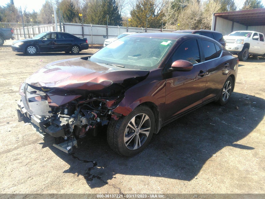 VIN 3N1AB8CV4MY309604 2021 NISSAN SENTRA SV