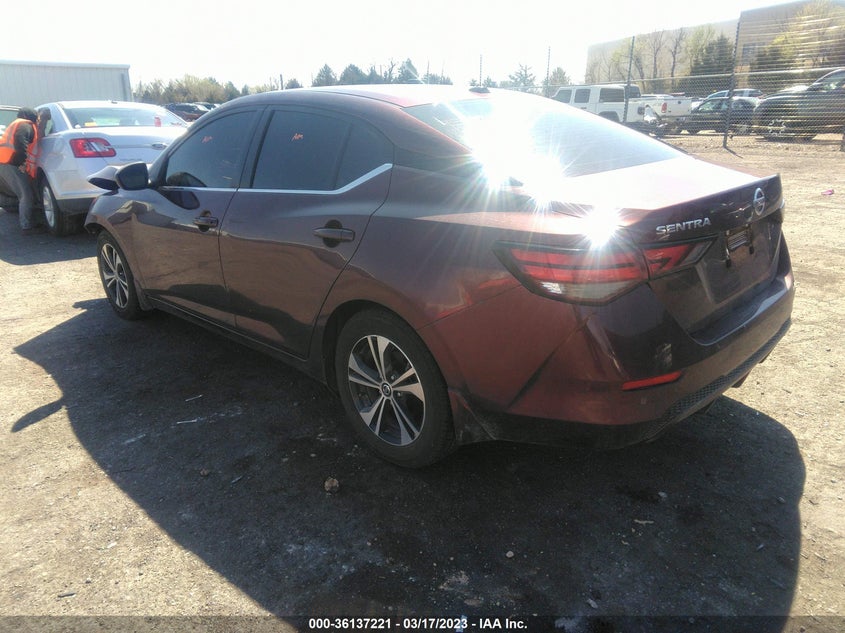 VIN 3N1AB8CV4MY309604 2021 NISSAN SENTRA SV