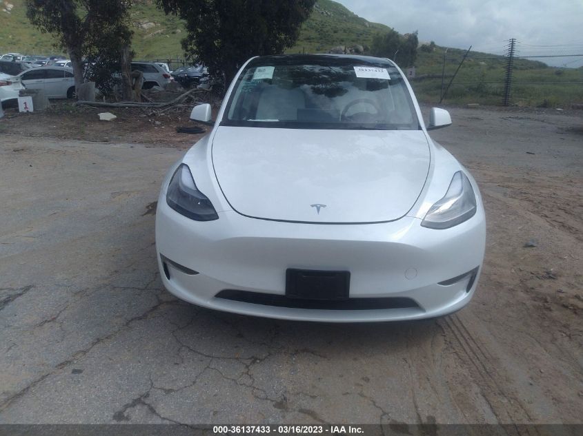2022 TESLA MODEL Y PERFORMANCE - 7SAYGDEF4NF397825