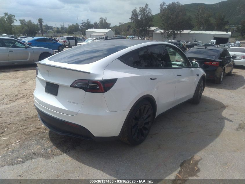 2022 TESLA MODEL Y PERFORMANCE - 7SAYGDEF4NF397825