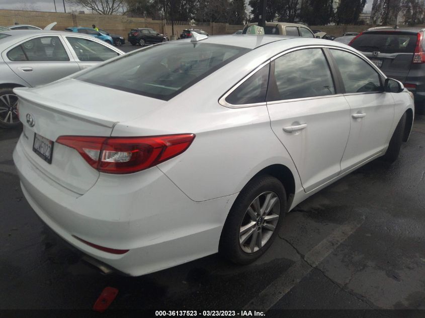 2016 HYUNDAI SONATA 2.4L SE - 5NPE24AFXGH406066