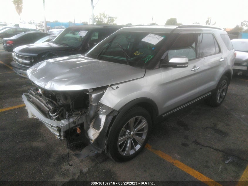 VIN 1FM5K7F8XJGA37860 2018 FORD EXPLORER LIMITED