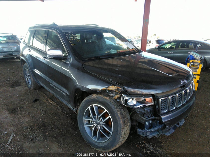 VIN 1C4RJFBG3LC262812 2020 JEEP GRAND CHEROKEE LIMITED