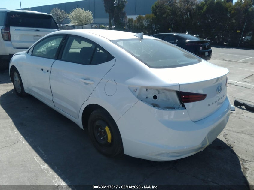 VIN 5NPD84LF9LH548751 2020 HYUNDAI ELANTRA SEL
