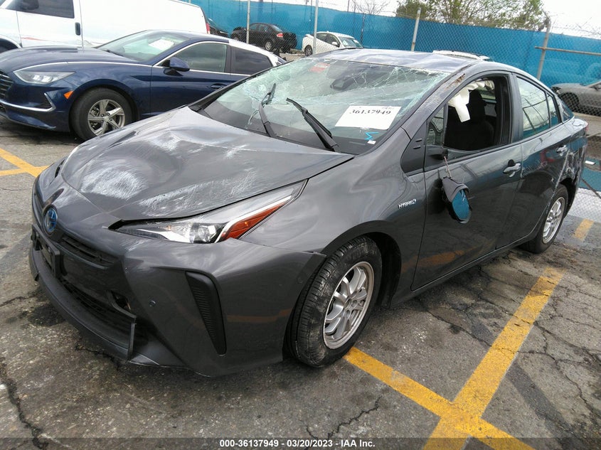 VIN JTDKAMFUXM3148748 2021 TOYOTA PRIUS L