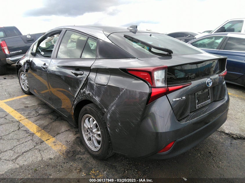 VIN JTDKAMFUXM3148748 2021 TOYOTA PRIUS L