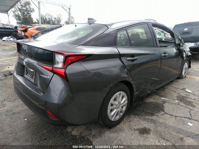 VIN JTDKAMFUXM3148748 2021 TOYOTA PRIUS L