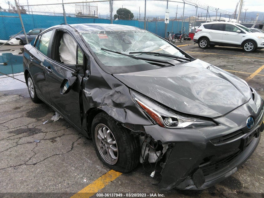 VIN JTDKAMFUXM3148748 2021 TOYOTA PRIUS L