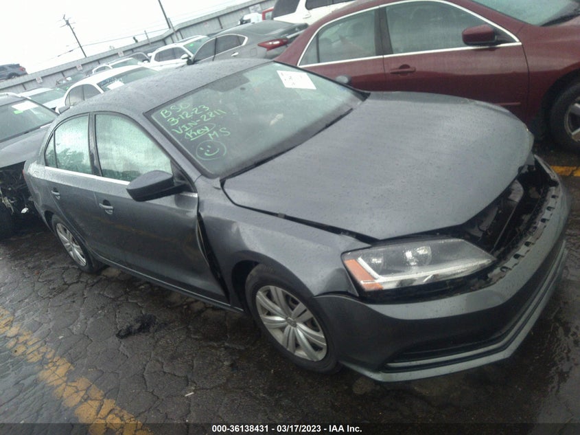 VIN 3VW2B7AJ9HM392811 2017 VOLKSWAGEN JETTA 1.4T S
