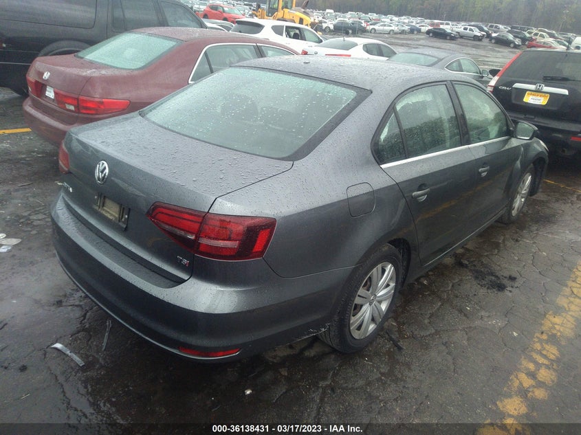 VIN 3VW2B7AJ9HM392811 2017 VOLKSWAGEN JETTA 1.4T S