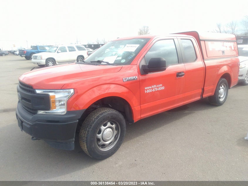 VIN 1FTEX1EP1KKD07682 2019 FORD F-150 XL