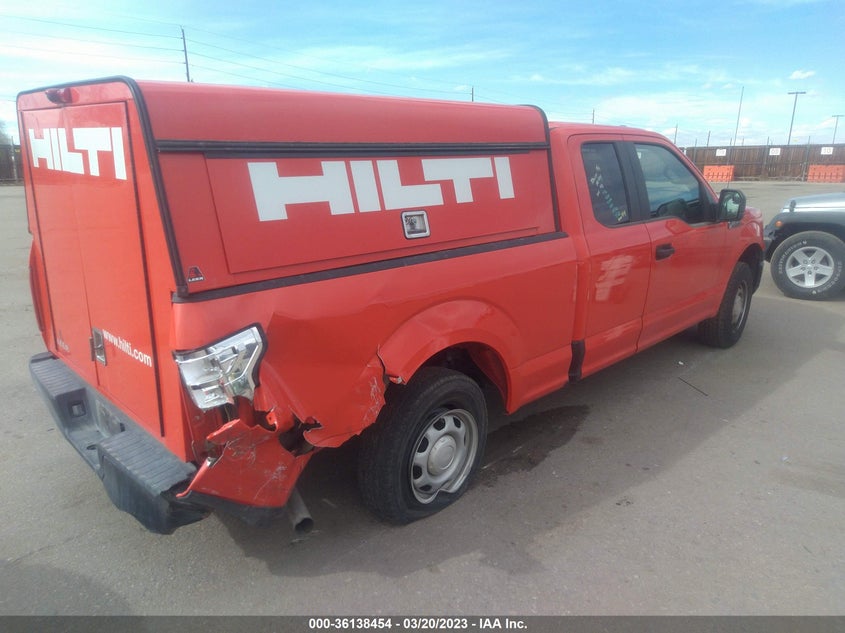 VIN 1FTEX1EP1KKD07682 2019 FORD F-150 XL