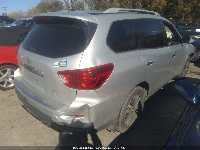 VIN 5N1DR2MM1HC607241 2017 NISSAN PATHFINDER SV
