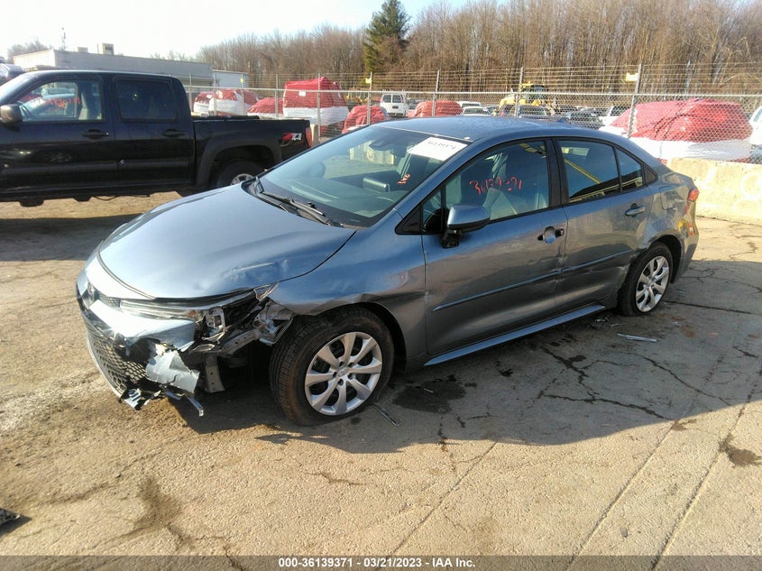 VIN 5YFEPRAE9LP053726 2020 TOYOTA COROLLA LE