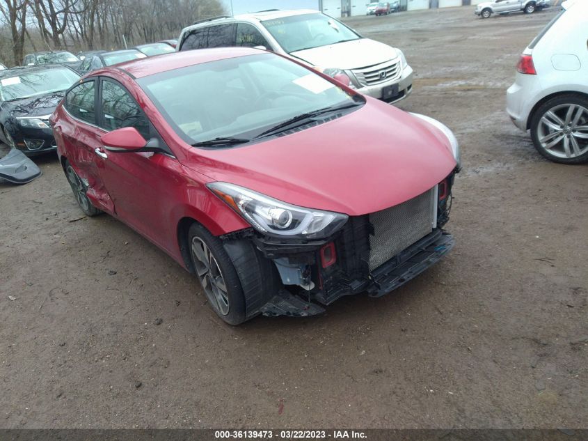 2016 HYUNDAI ELANTRA LIMITED - KMHDH4AE3GU598871