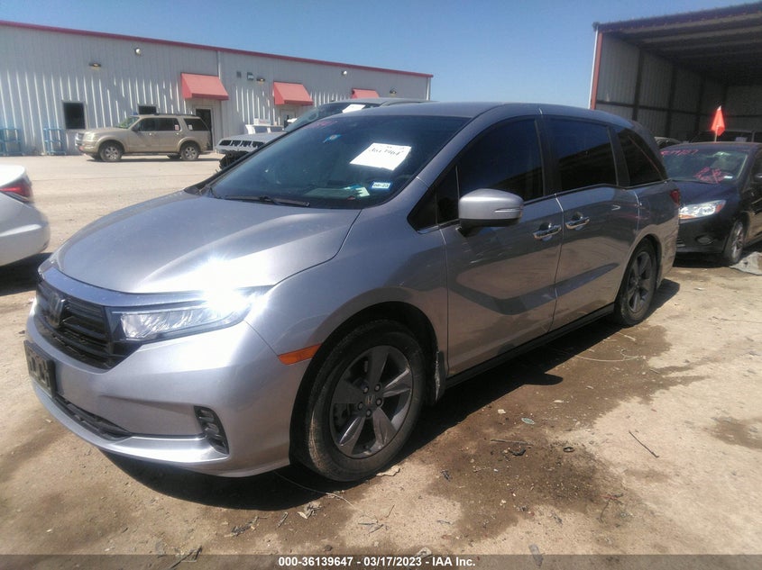 VIN 5FNRL6H52NB030983 2022 HONDA ODYSSEY EX