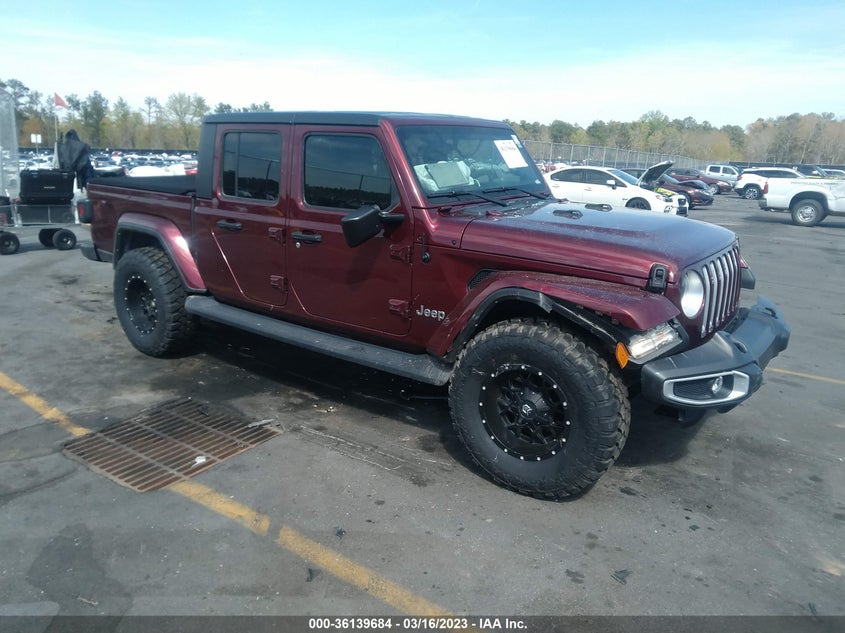 VIN 1C6HJTFG3ML561553 2021 JEEP GLADIATOR OVERLAND