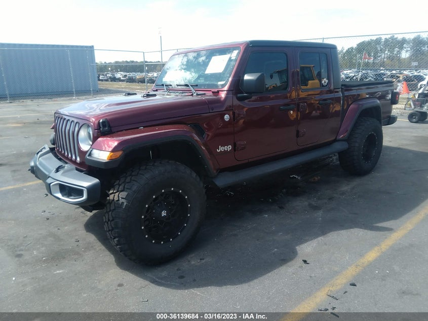 VIN 1C6HJTFG3ML561553 2021 JEEP GLADIATOR OVERLAND