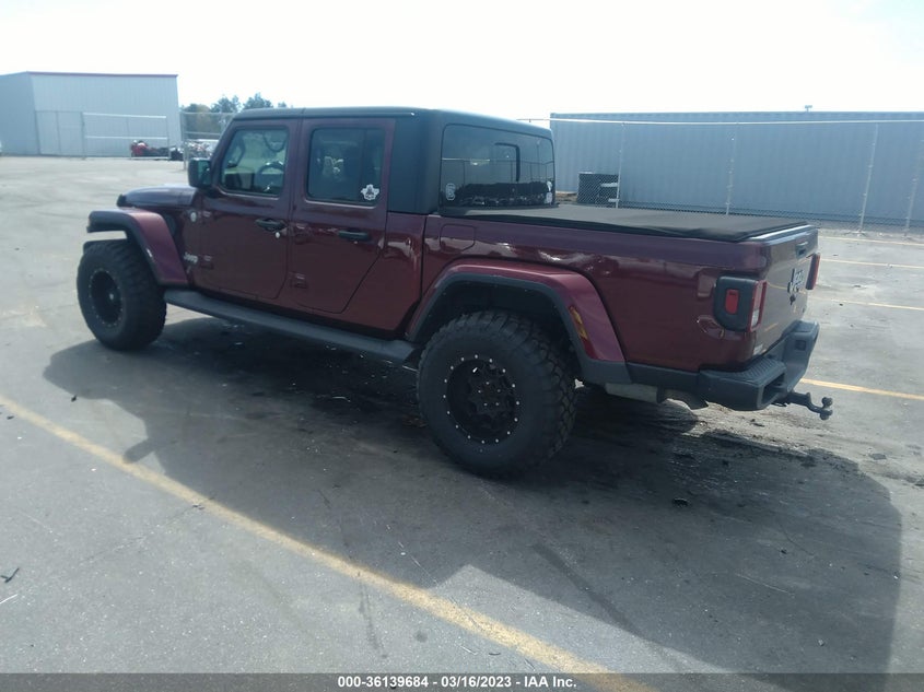 VIN 1C6HJTFG3ML561553 2021 JEEP GLADIATOR OVERLAND