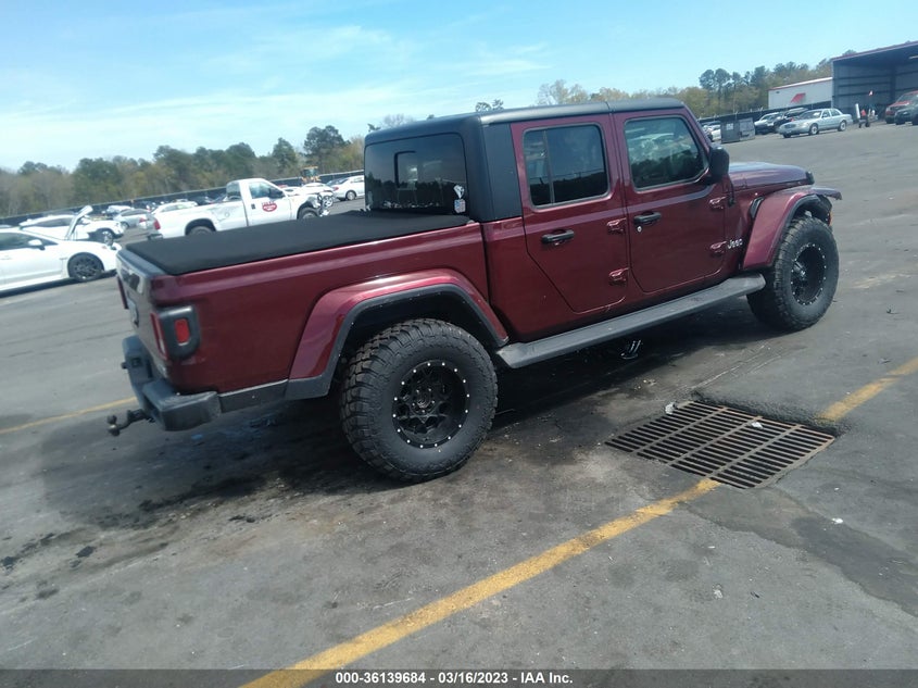 VIN 1C6HJTFG3ML561553 2021 JEEP GLADIATOR OVERLAND