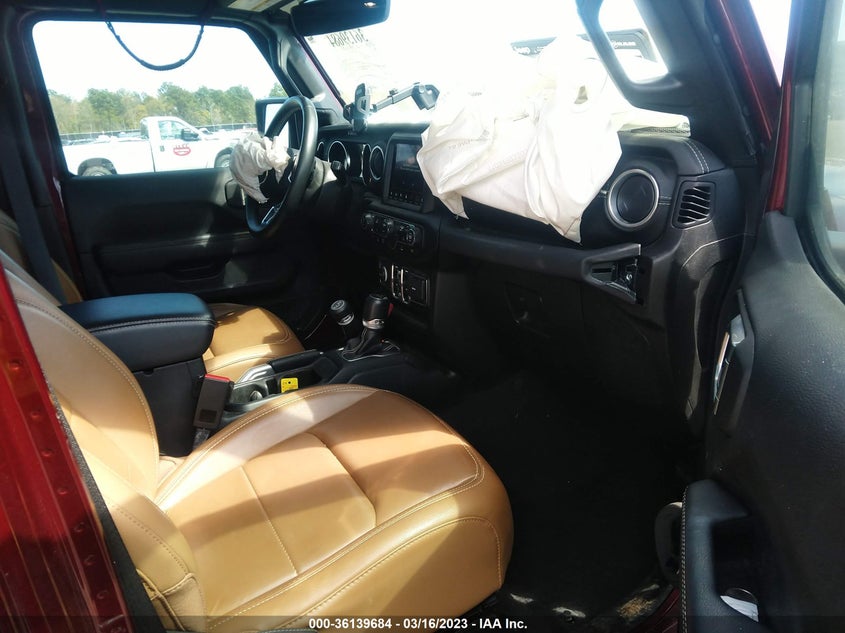 VIN 1C6HJTFG3ML561553 2021 JEEP GLADIATOR OVERLAND