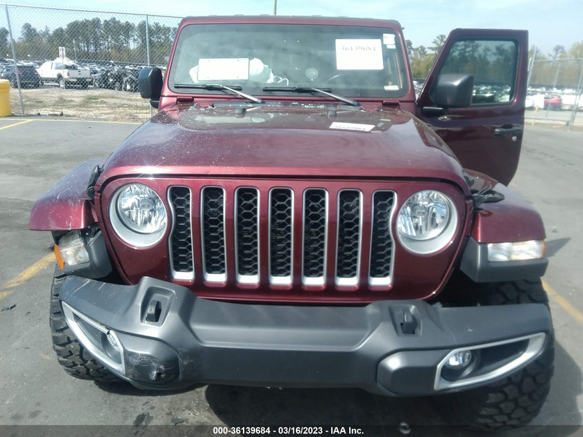 VIN 1C6HJTFG3ML561553 2021 JEEP GLADIATOR OVERLAND