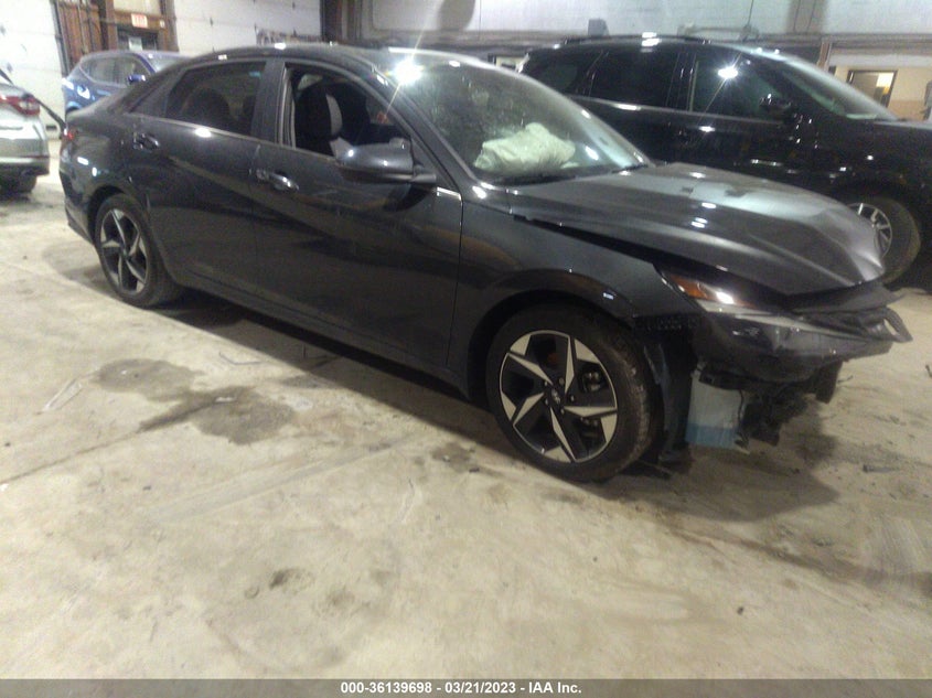 VIN 5NPLN4AG9NH057406 2022 HYUNDAI ELANTRA SEL