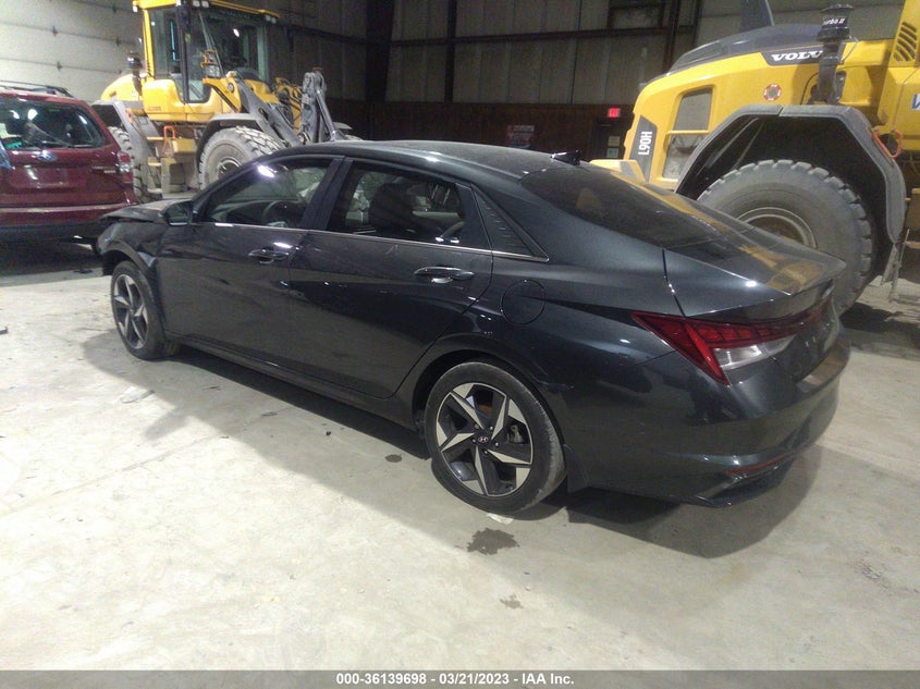 VIN 5NPLN4AG9NH057406 2022 HYUNDAI ELANTRA SEL