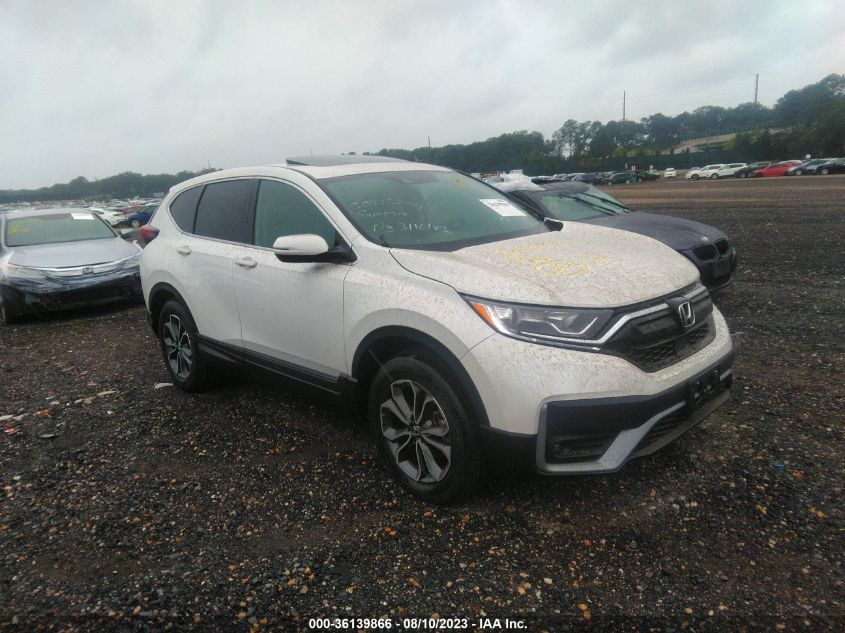 2021 HONDA CR-V EX-L - 2HKRW2H87MH665871