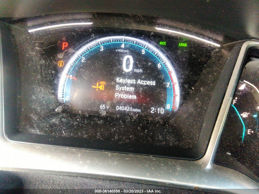 VIN 19XFC1F39LE210908 2020 HONDA CIVIC SEDAN EX
