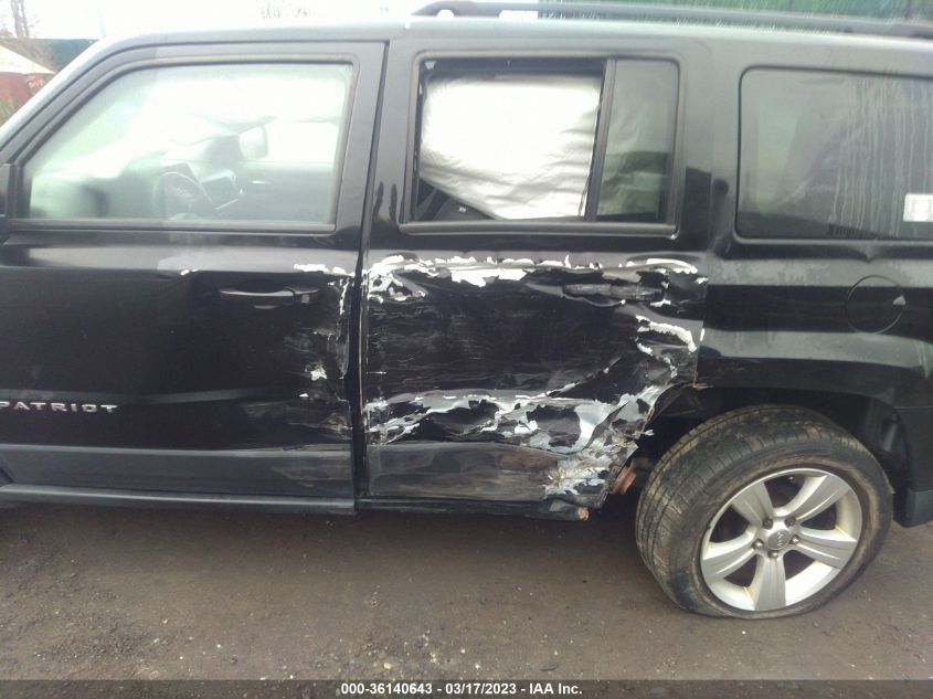2015 JEEP PATRIOT LATITUDE - 1C4NJRFB3FD244923