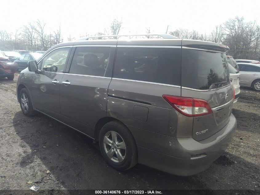2016 NISSAN QUEST SV/S/PLATINUM/SL - JN8AE2KP1G9150527