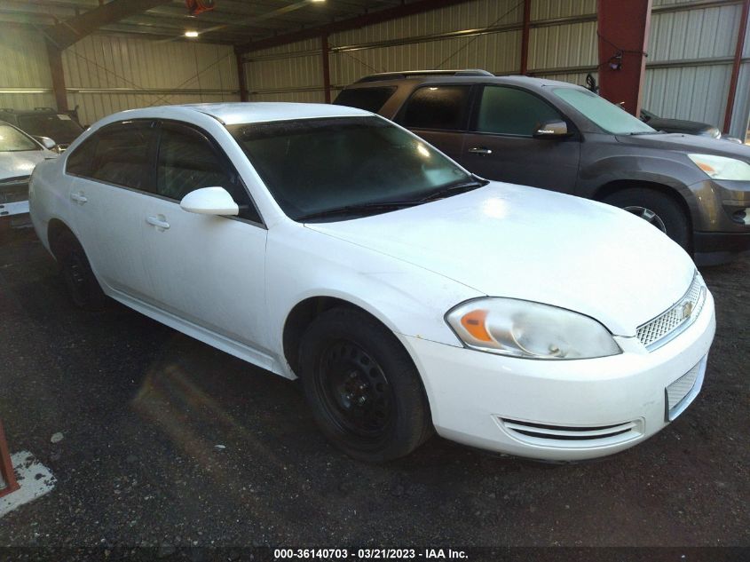 2016 CHEVROLET IMPALA LIMITED POLICE POLICE - 2G1WD5E34G1137335