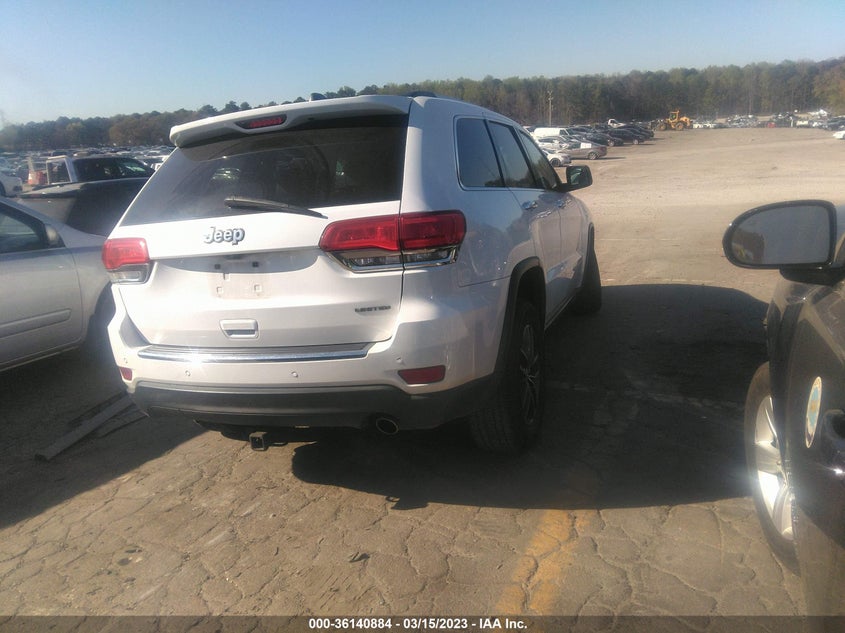 VIN 1C4RJEBG5HC770572 2017 JEEP GRAND CHEROKEE LIMITED
