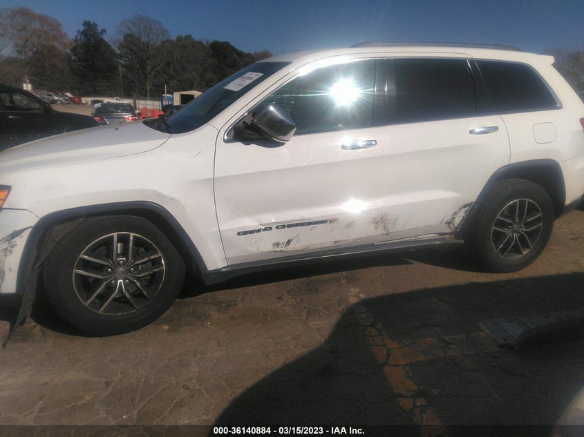 VIN 1C4RJEBG5HC770572 2017 JEEP GRAND CHEROKEE LIMITED