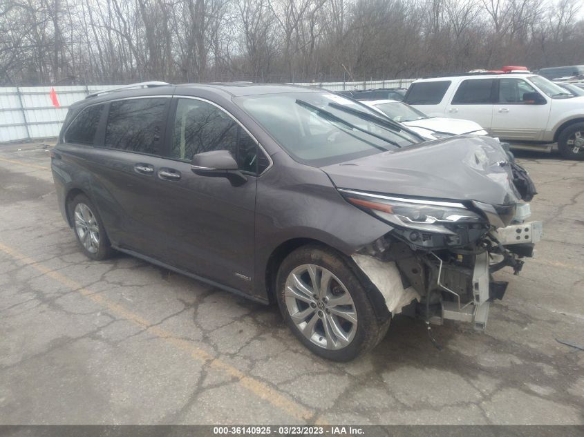 5TDERKEC1MS027575 2021 TOYOTA SIENNA, photo no. 1