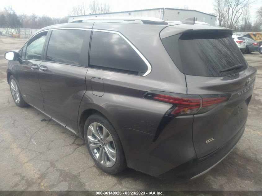 5TDERKEC1MS027575 2021 TOYOTA SIENNA, photo no. 3