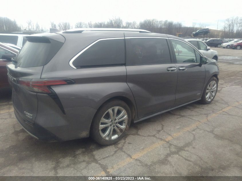 5TDERKEC1MS027575 2021 TOYOTA SIENNA, photo no. 4