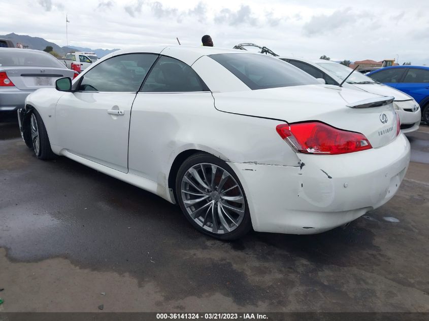 2014 INFINITI Q60 CONVERTIBLE - JN1CV6FE1EM900848