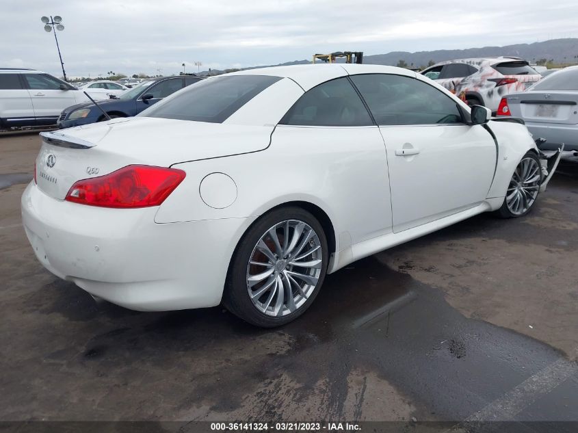 2014 INFINITI Q60 CONVERTIBLE - JN1CV6FE1EM900848