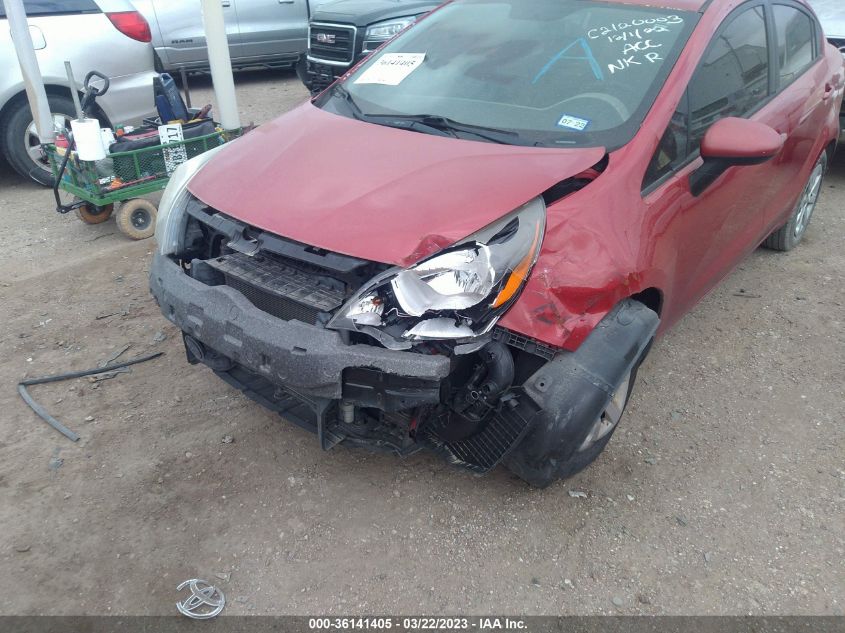 2013 KIA RIO LX - KNADM4A37D6227983