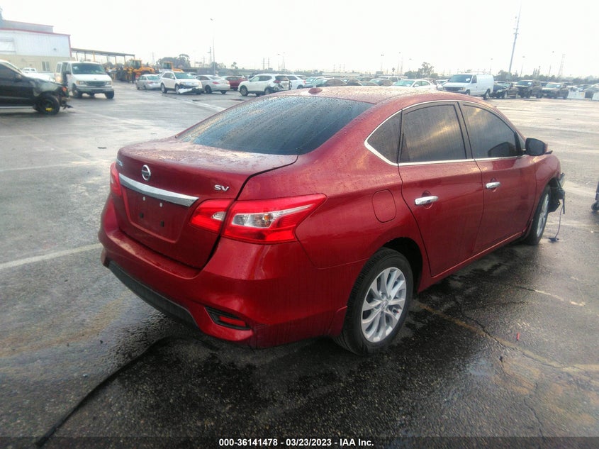VIN 3N1AB7APXKY428348 2019 NISSAN SENTRA SV