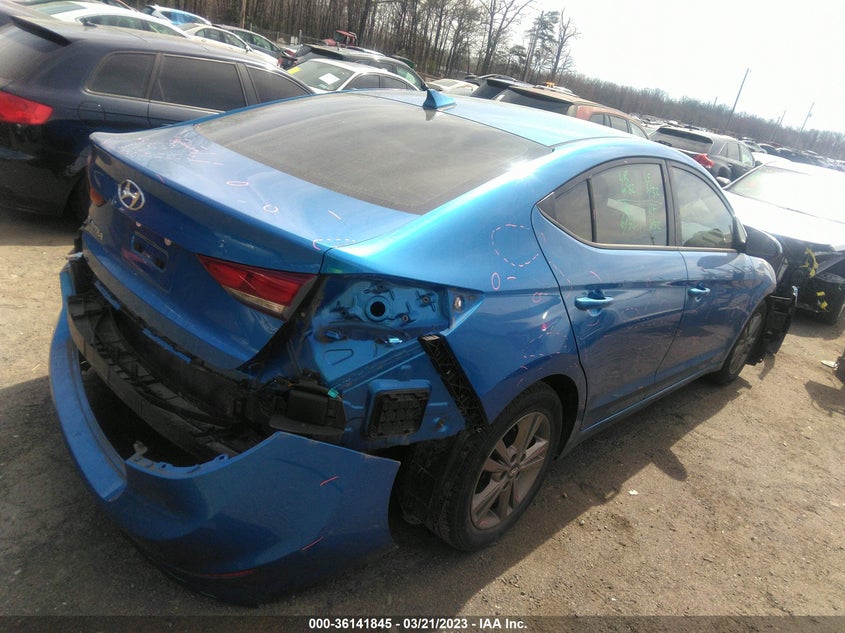 VIN 5NPD84LF2JH252807 2018 HYUNDAI ELANTRA SEL