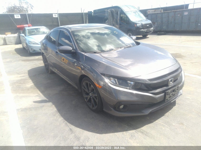 VIN 2HGFC2E8XKH502333 2019 HONDA CIVIC SEDAN SPORT