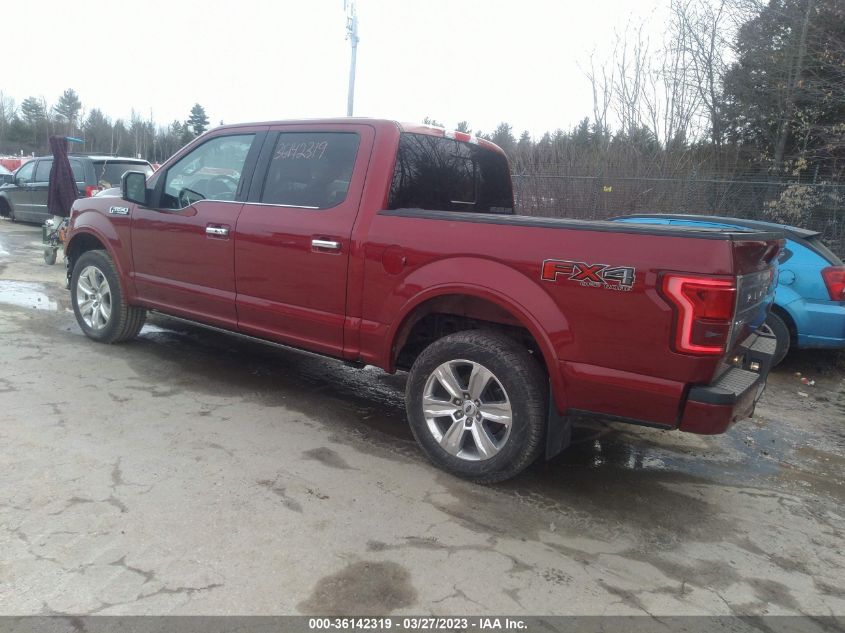 2016 FORD F-150 XLT/XL/LARIAT/PLATINUM - 1FTEW1EF8GFB39727