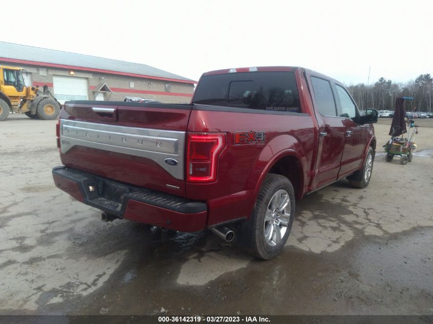 2016 FORD F-150 XLT/XL/LARIAT/PLATINUM - 1FTEW1EF8GFB39727